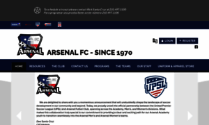 Arsenalfcsa.org thumbnail