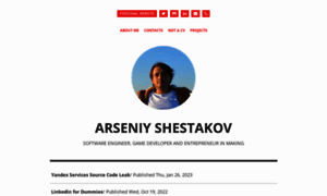 Arseniyshestakov.com thumbnail
