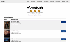 Artchain.info thumbnail