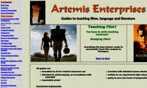 Artemis-film-guides.com thumbnail