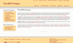 Artfl-project.uchicago.edu thumbnail