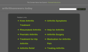 Arthritisanswers.today thumbnail