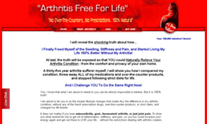 Arthritisfreeforlife.com thumbnail