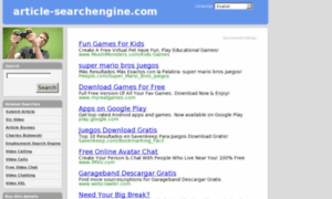 Article-searchengine.com thumbnail