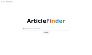 Articlefinder.org thumbnail