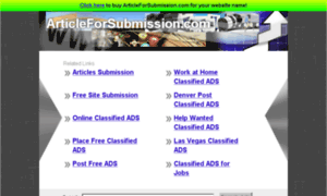 Articleforsubmission.com thumbnail