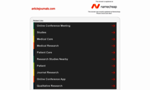 Articlejournals.com thumbnail