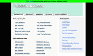 Articlelisted.com thumbnail