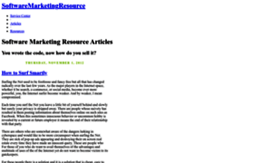 Articles.softwaremarketingresource.com thumbnail