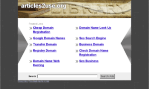 Articles2use.net thumbnail