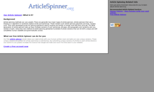 Articlespinner.org thumbnail