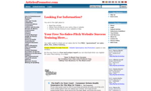 Articlespromoter.com thumbnail