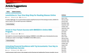 Articlesuggestions.com thumbnail