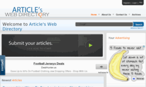 Articleswebdirectory.com thumbnail