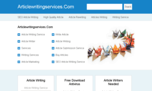 Articlewritingservices.com thumbnail