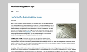 Articlewritingservicetips.wordpress.com thumbnail