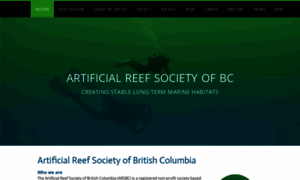 Artificialreefsocietybc.ca thumbnail