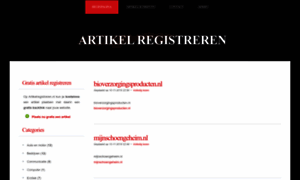 Artikelregistreren.nl thumbnail