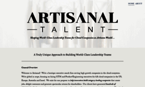 Artisanaltalent.com thumbnail