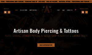 Artisanbodypiercingandtattoo.net thumbnail