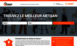 Artisans-en-france.com thumbnail