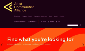 Artistcommunities.org thumbnail