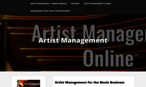 Artistmanagementonline.com thumbnail