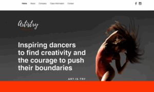 Artistrydanceandco.com thumbnail