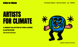 Artistsforclimate.org thumbnail