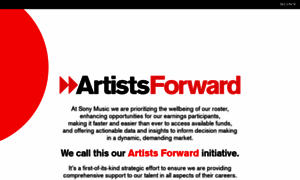 Artistsforward.sonymusic.com thumbnail