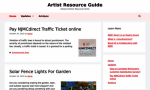 Artistsresourceguide.org thumbnail