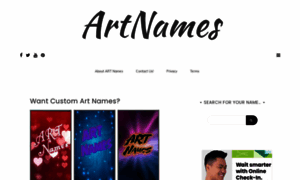 Artnames.info thumbnail