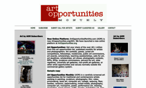 Artopportunitiesmonthly.com thumbnail