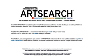 Artsearch.tcg.org thumbnail