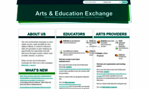 Artseducationexchange.org thumbnail