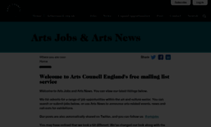 Artsjobs.org.uk thumbnail