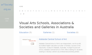 Artsociety.org.au thumbnail