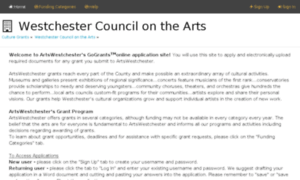 Artswestchester.culturegrants.org thumbnail
