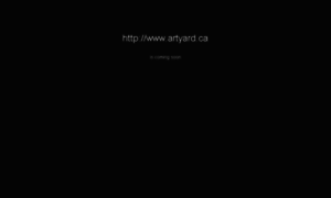 Artyard.ca thumbnail