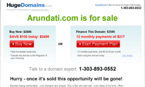 Arundati.com thumbnail