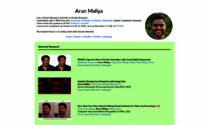 Arunmallya.github.io thumbnail