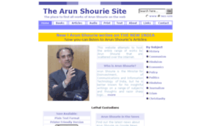 Arunshourie.bharatvani.org thumbnail