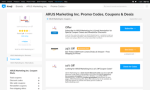 Arusmarketinginc.bluepromocode.com thumbnail