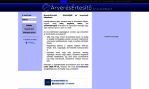 Arveresertesito.hu thumbnail