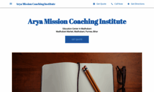 Arya-mission-coaching-institute.business.site thumbnail