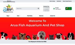 Aryafishaquariumandpetshop.com thumbnail