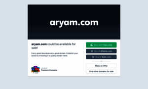 Aryam.com thumbnail