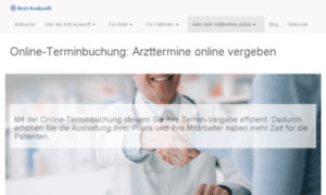 Arzt-auskunft-termin.de thumbnail