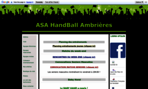 Asahandball.wifeo.com thumbnail