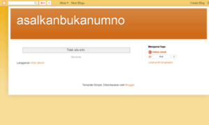 Asalkanbukanumno.blogspot.com thumbnail